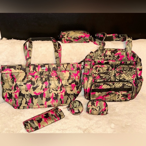 Lug Camo Orchid 8 piece bundle. Includes NWT Puddle Jumper and 7 other items! - Picture 2 of 5